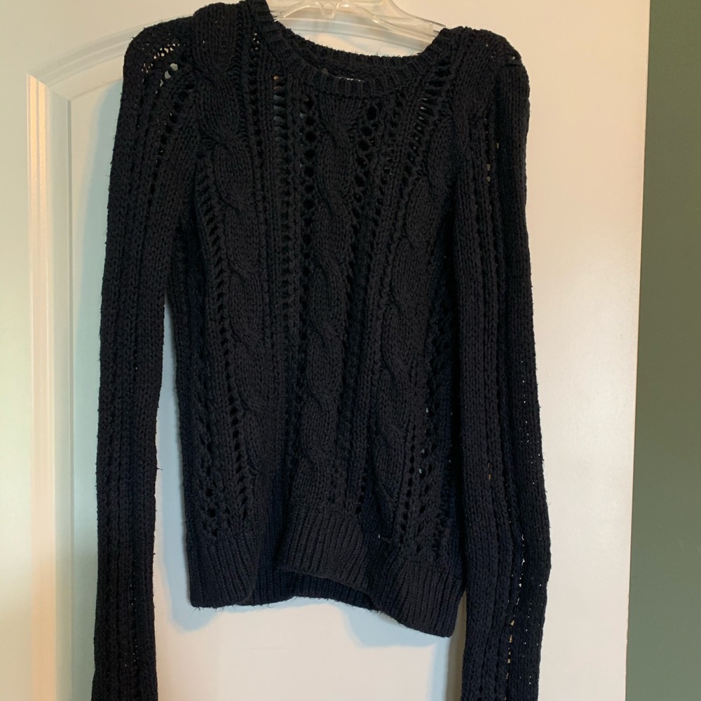 juniors black sweater